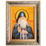 Ікона Амфілохій Почаєвський з бурштину