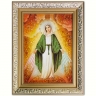 Ікона "Богородиця  Роздаюча ласки" з бурштину