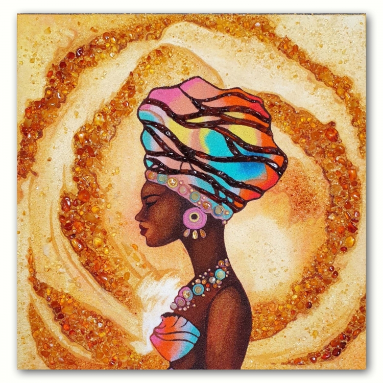 Картина - Мулатка з бурштину