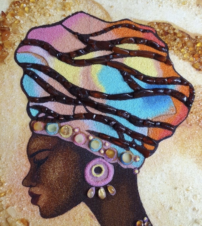 Картина - Мулатка з бурштину