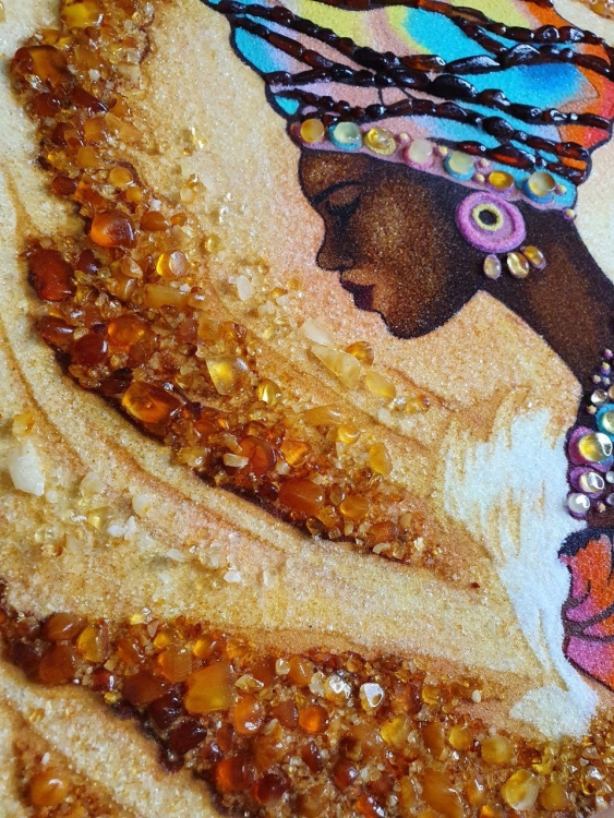 Картина - Мулатка з бурштину