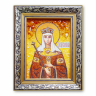 Ікона Свята Олена з бурштину