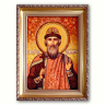 Ікона Святий Володимир з бурштину