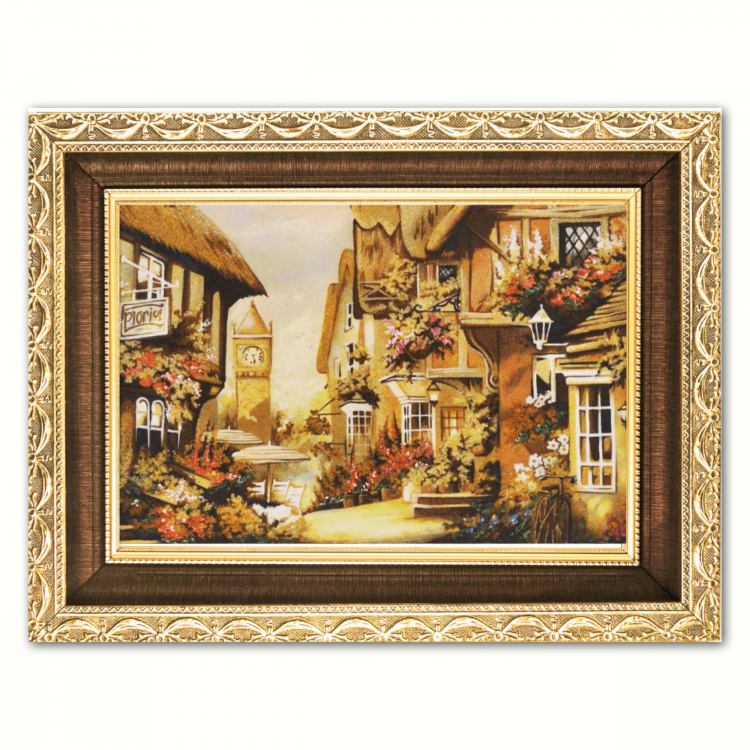 Краєвид - Осінній Лондон з бурштину