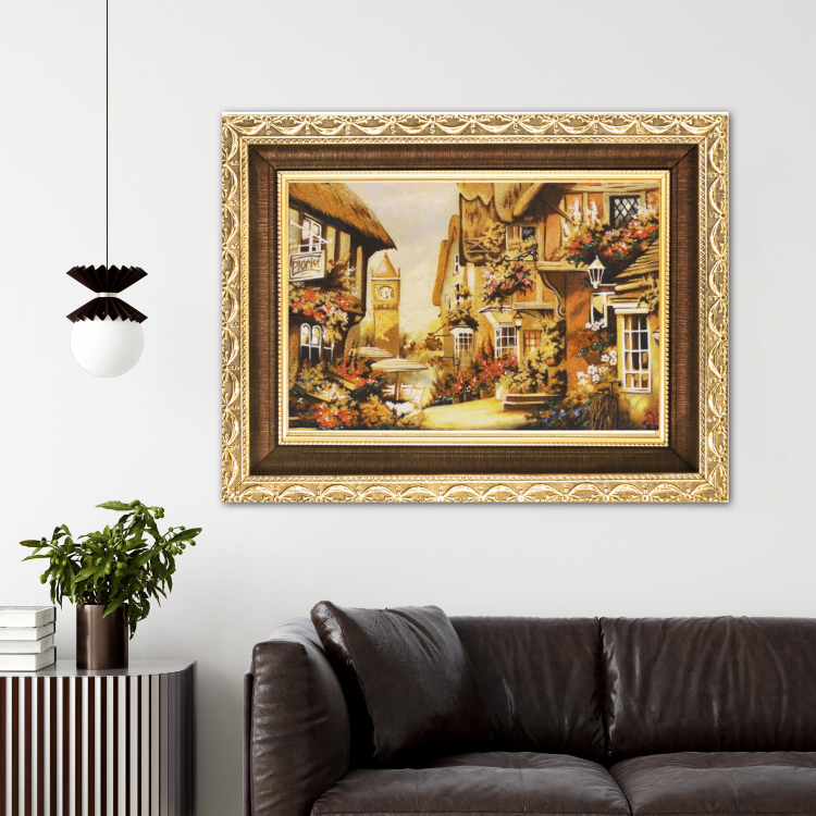 Краєвид - Осінній Лондон з бурштину