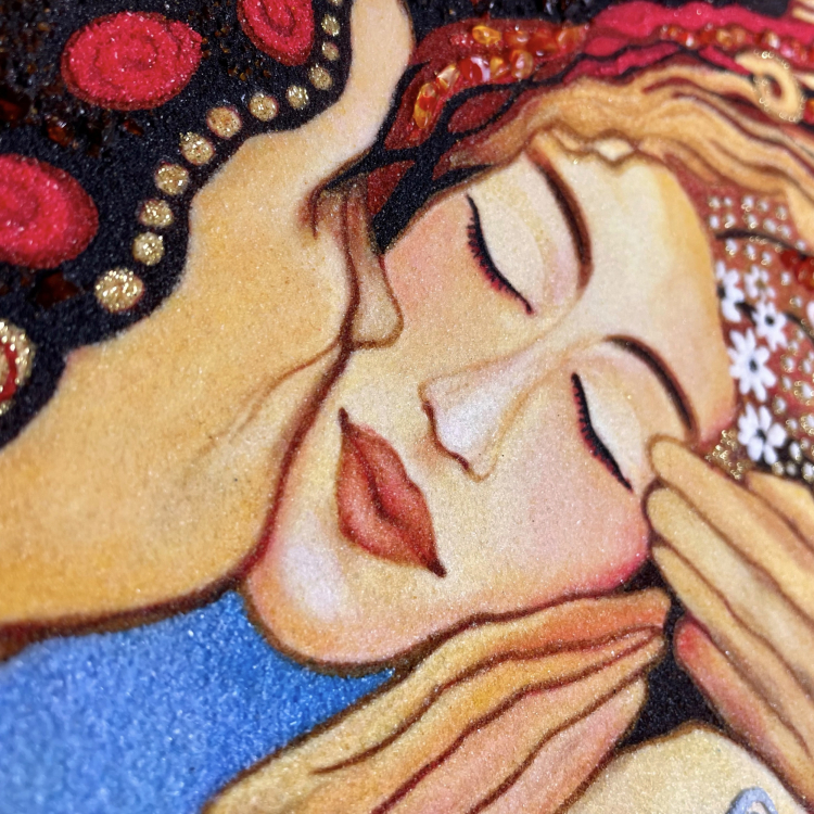 Картина Поцілунок з бурштину