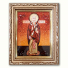 Ікона Святитель Іоанн з бурштину