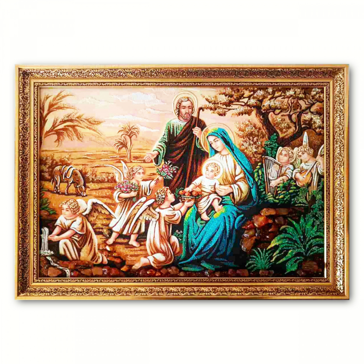 Ікона Райський сад з бурштину