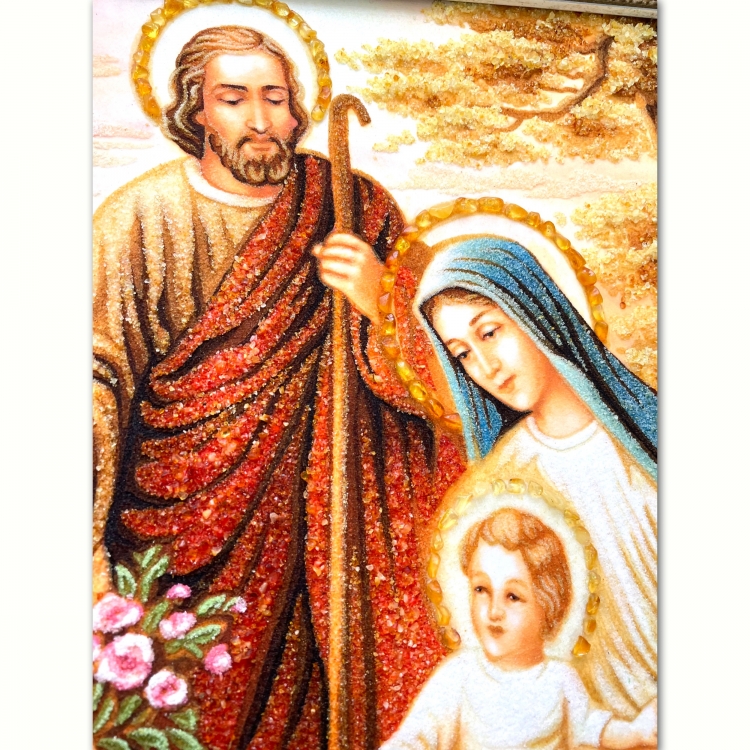 Ікона Райський сад з бурштину