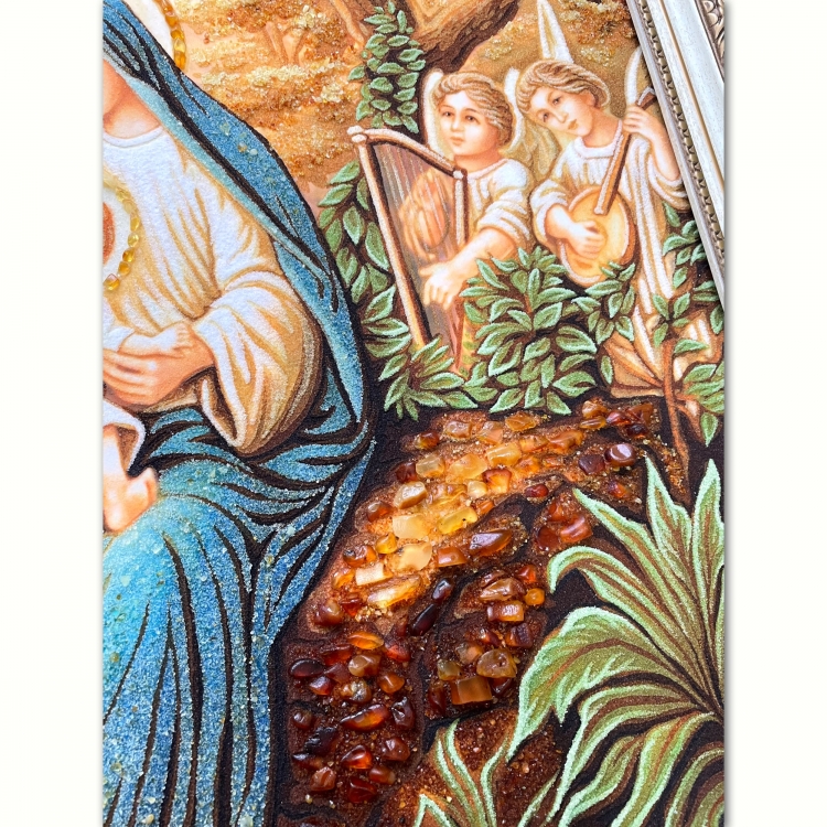 Ікона Райський сад з бурштину