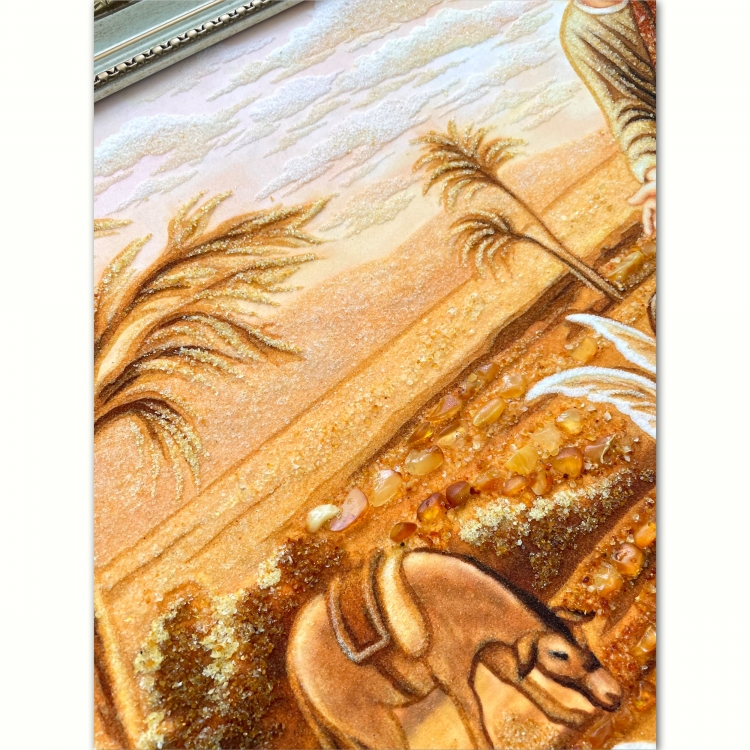 Ікона Райський сад з бурштину