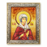 Ікона Свята Ія з бурштину