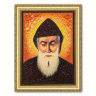 Ікона Шарбель з бурштину