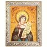 Ікона Іларія з бурштину