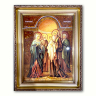 Ікона Стрітення Господнє з бурштину