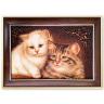 Картина Два котика з бурштину
