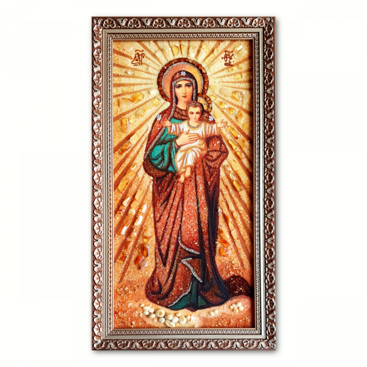 Ікона Благодатне Небо з бурштину