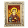 Ікона Святий Орест з бурштину