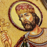 Ікона Ярослав Мудрий з бурштину
