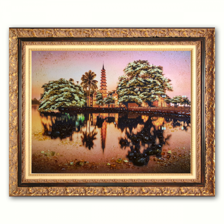 Пейзаж - Озеро Хоан Кієм з бурштину