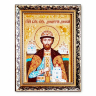 Ікона Дмитро Донський з бурштину